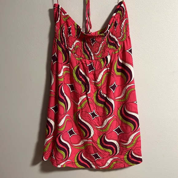 Zara 70’s Printed Halter Mini Dress - Picture 3 of 3